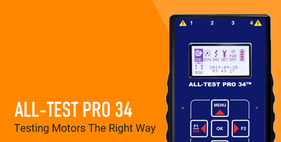 Using the ALL-TEST Pro 34 to Evaluate 3-Phase Squirrel Cage Induction Motors